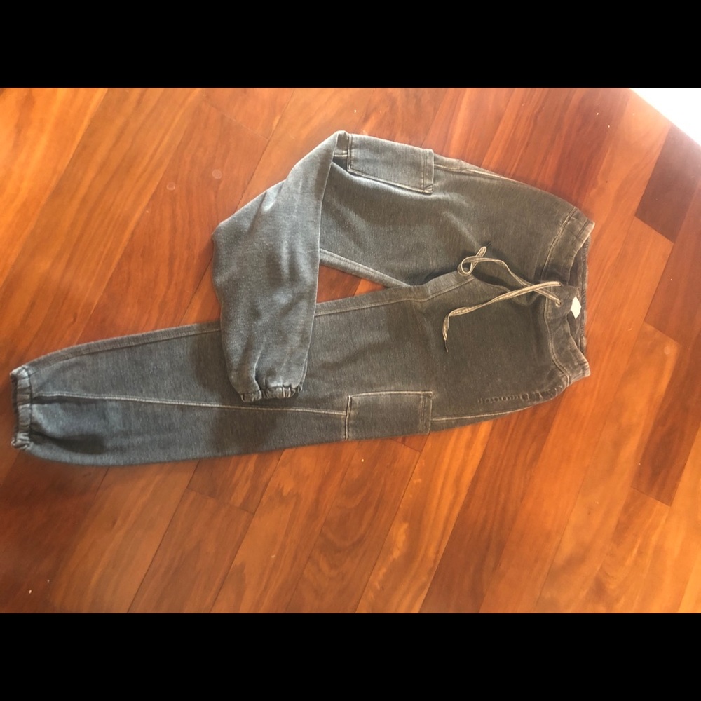 Soft blue jeans